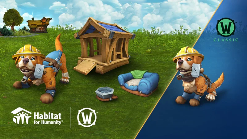 Bob, der Bauarbeiter-Hund aus dem Bob-Paket für World of Warcraft